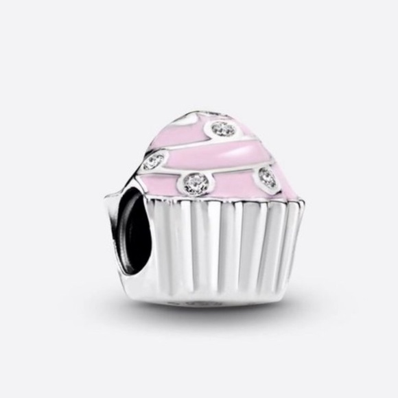 Retired Pandora Snake Bracelet w/ 5 Pandora charms (2 safety clips stoppers) EUC - Picture 7 of 15